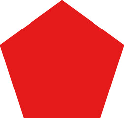 Geometric shape. Basic geometric shapes such as arrow, triangle, square, circle, trapezium, heart, star, rhombus, polygon, rectangle, parallelogram, pentagon for education. Vector illustration.