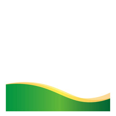 Abstract Wave Footer