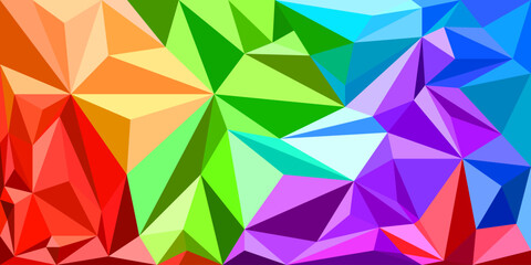 beautiful bright colorful polygon background. colorful mosaic background. EPS 10 vector.