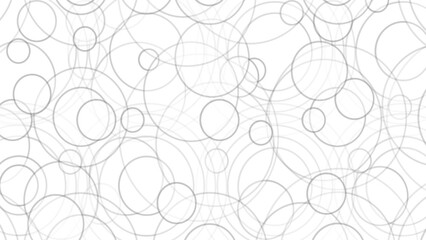 Abstract background with grey circles - obrazy, fototapety, plakaty