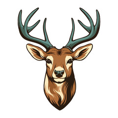 Fototapeta premium deer head mascot logo