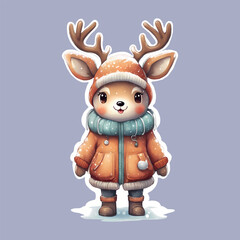 Christmas Reindeer - Merry Christmas