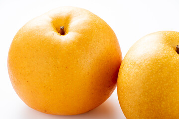 梨(豊水)。(白バック)
