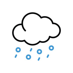 Hail Icon vector stock illustration