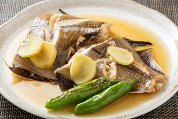 カレイの煮付け。
