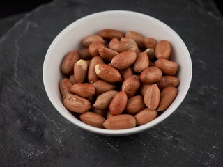 유기농 견과류 땅콩, 음식, 간식