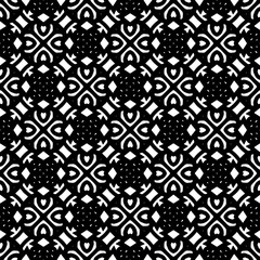 Wallpaper with Seamless repeating pattern.  Black and white pattern . Abstract background. Monochrome texture  for web page, textures, card, poster, fabric, textile.