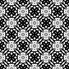 Wallpaper with Seamless repeating pattern.  Black and white pattern . Abstract background. Monochrome texture  for web page, textures, card, poster, fabric, textile.