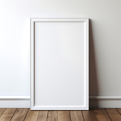 blank poster in frame. Generative Ai
