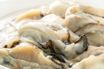 カキ(生)のアップ。
