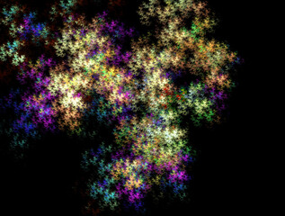 Imaginatory fractal abstract background Image