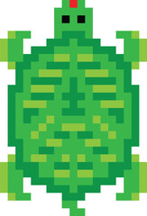 Turtle vector pixel art