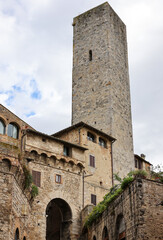  Via San Giovanni in the medieval town of San Gimingnano. Tuscany, Italy