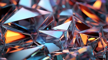 Crystal diamond background. Crystal background. Abstract crystal background.