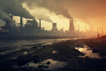 Industrial Impact: Global Pollution Unveiled in the Shadows of Smokestacks