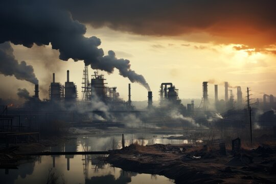 Industrial Impact: Global Pollution Unveiled in the Shadows of Smokestacks