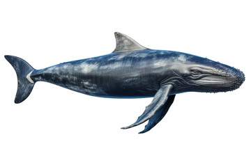 Gentle Giants of the Atlantic: North Right Whales in Majesty isolated on transparent background