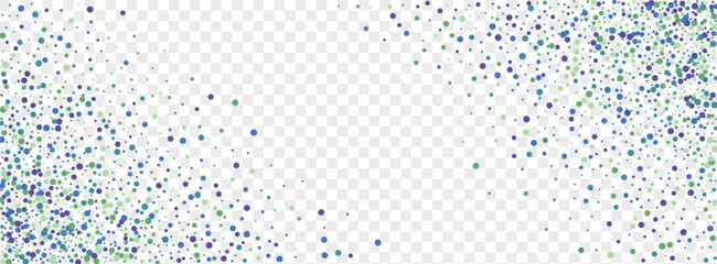 Multicolored Circle Background Transparent Vector. Round Wedding Illustration. Bright Celebrate. Rainbow Dot Christmas. Confetti Banner Card.