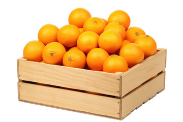 Orange Bounty: Nature's Bounty Packed in a Tangerine Box isolated on transparent background
