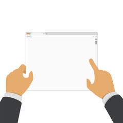 Web browser window.