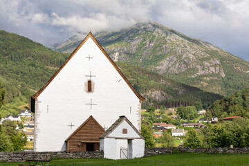 Church in Kinsarvik, Norway