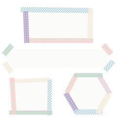 マスキングテープのフレーム