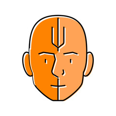 tilak mark color icon vector. tilak mark sign. isolated symbol illustration