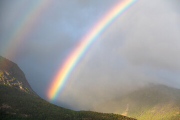 Double rainbow in Kinsarvik, norway