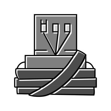 tefillin phylacteries color icon vector. tefillin phylacteries sign. isolated symbol illustration