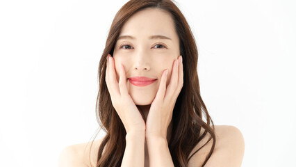 Fototapeta premium 若い女性 スキンケア ビューティー