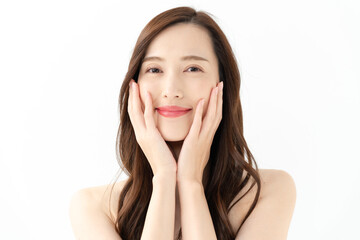 Fototapeta premium 若い女性 スキンケア ビューティー