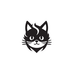 Obraz premium Cat in cartoon, doodle style. Isolated 2d vector illustration in logo, icon, sketch style, Eps 10, black and white. AI Generative