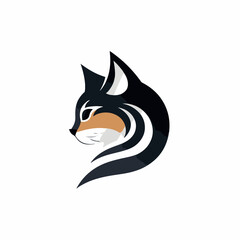 Cat in cartoon, doodle style. Isolated 2d vector illustration in logo, icon, sketch style, Eps 10. AI Generative