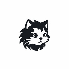 Cat in cartoon, doodle style. Isolated 2d vector illustration in logo, icon, sketch style, Eps 10. AI Generative