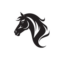 Vectorial Horse in cartoon, doodle style. Isolated 2d vector illustration in logo, icon, sketch style, Eps 10. AI Generative