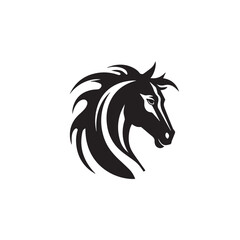 Vectorial Horse in cartoon, doodle style. Isolated 2d vector illustration in logo, icon, sketch style, Eps 10. AI Generative
