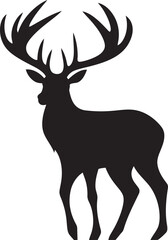 Symbolic Stag Deer Head Logo Design Icon Natures Grace Deer Head Emblem Vector Art