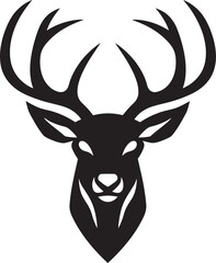 Symbolic Stag Deer Head Logo Design Vector Natural Elegance Deer Head Vector Artwork