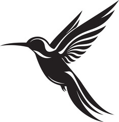 Flight Fantasia Hummingbird Vector Design Vibrant Verve Hummingbird Logo Symbol