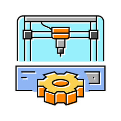 prototyping manufacturing engineer color icon vector. prototyping manufacturing engineer sign. isolated symbol illustration
