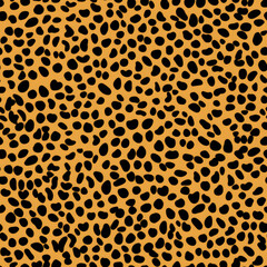 small tiled seamless leopard repeating texture