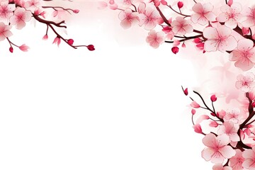 Naklejka premium Japanese Cherry Blossom background