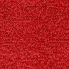 bright red colored leather imitation thick texture