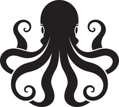 Oceanic Odyssey Octopus Icon Vector Inky Indulgence Octopus Logo Design