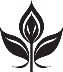 Evergreen Elegance Iconic Plant Vector Photosynthetic Pride Plant Logo Design