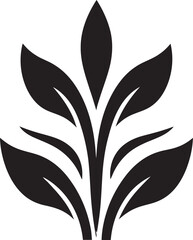 Botanic Brilliance Emblematic Plant Icon Verdant Visions Logo Vector Icon