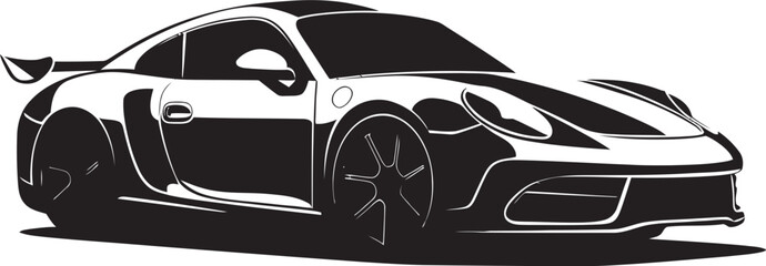 Speed Demon Design Sports Car Icon Vector Marine Majesty Whale Logo Vector Icon