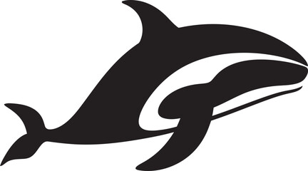 Coastal Crest Iconic Whale Vector Oceanic Overture Whale Logo Design