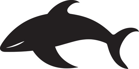 Oceanic Ovation Logo Vector Icon Coastal Cadence Whale Emblem Design