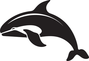 Wave Whisperer Iconic Whale Vector Seafaring Serenity Whale Logo Design
